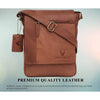 WHITEFIELD Leather Sling Bag for Men
