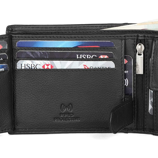 ADAM RFID Protected Leather Wallet for Men - WILDHORN