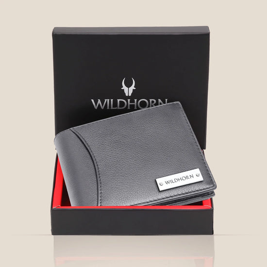 ADAM RFID Protected Leather Wallet for Men - WILDHORN