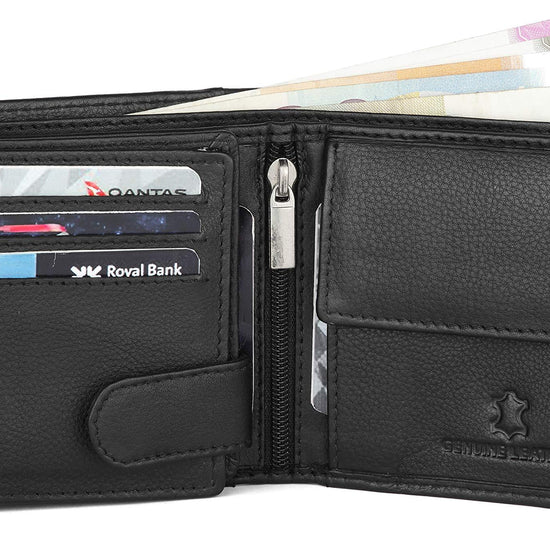 ADAM RFID Protected Leather Wallet for Men - WILDHORN