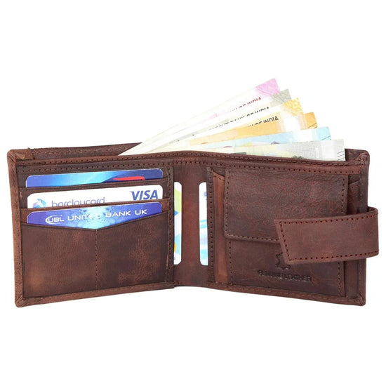 ALEXANDER RFID Protected Leather Wallet for Men - WILDHORN