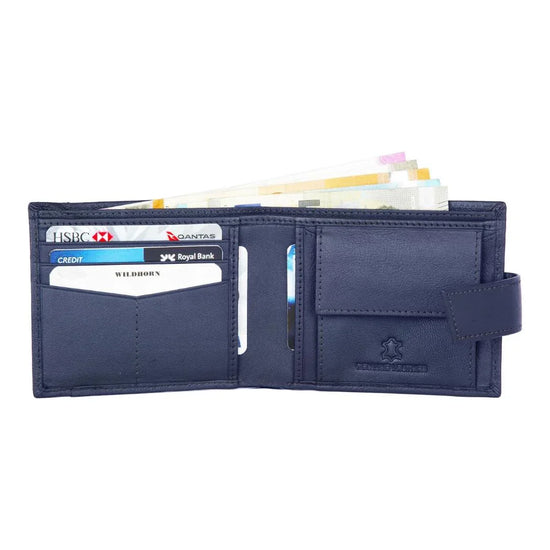 ALEXANDER RFID Protected Leather Wallet for Men - WILDHORN