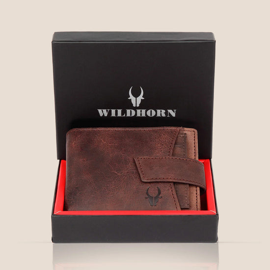 ALEXANDER RFID Protected Leather Wallet for Men - WILDHORN