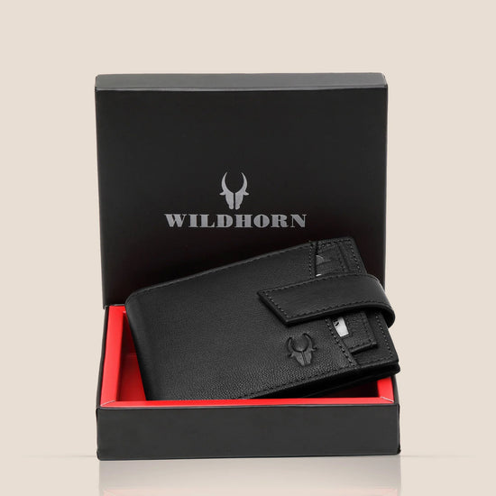 ALEXANDER RFID Protected Leather Wallet for Men - WILDHORN