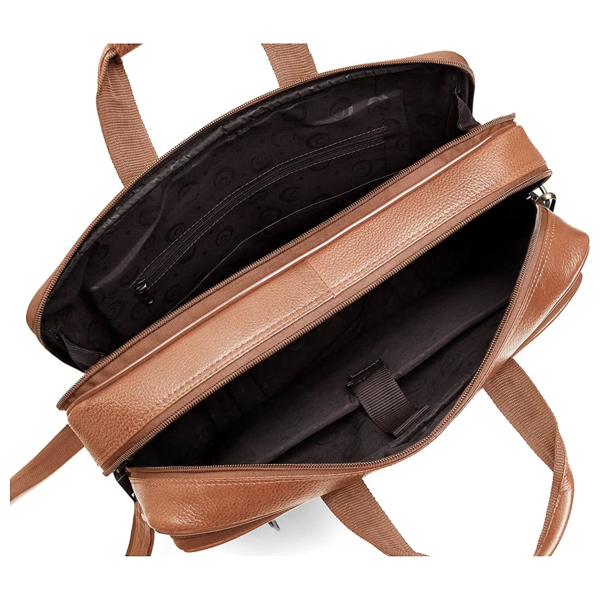 ALFORD Leather Laptop Messenger Bag for Men - WILDHORN