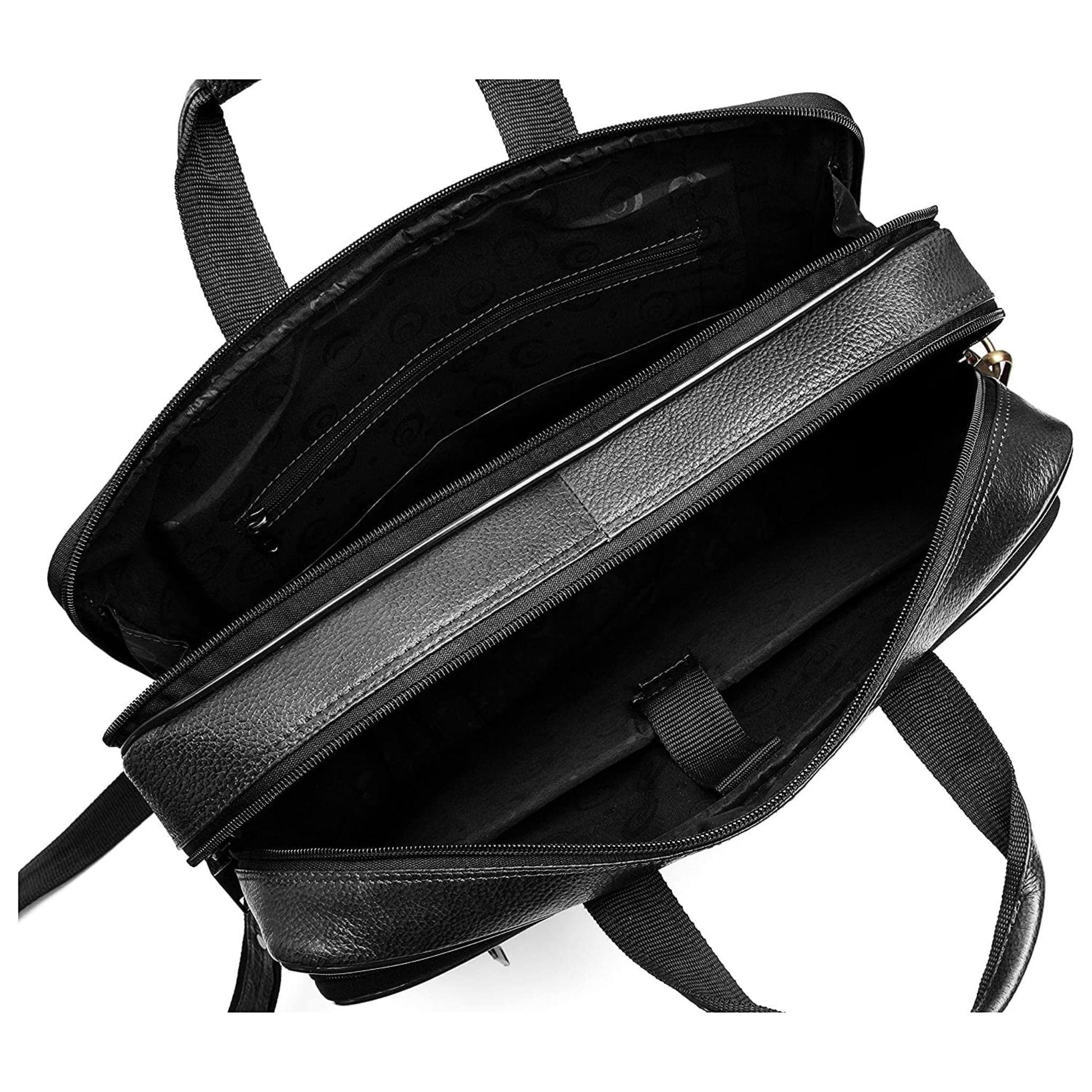 ALFORD Leather Laptop Messenger Bag for Men - WILDHORN