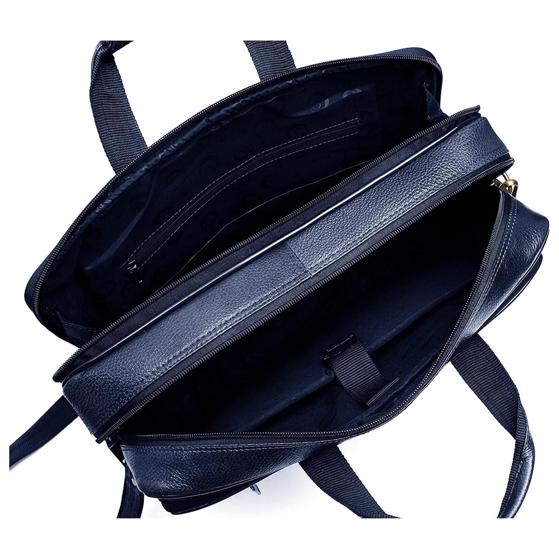 ALFORD Leather Laptop Messenger Bag for Men - WILDHORN