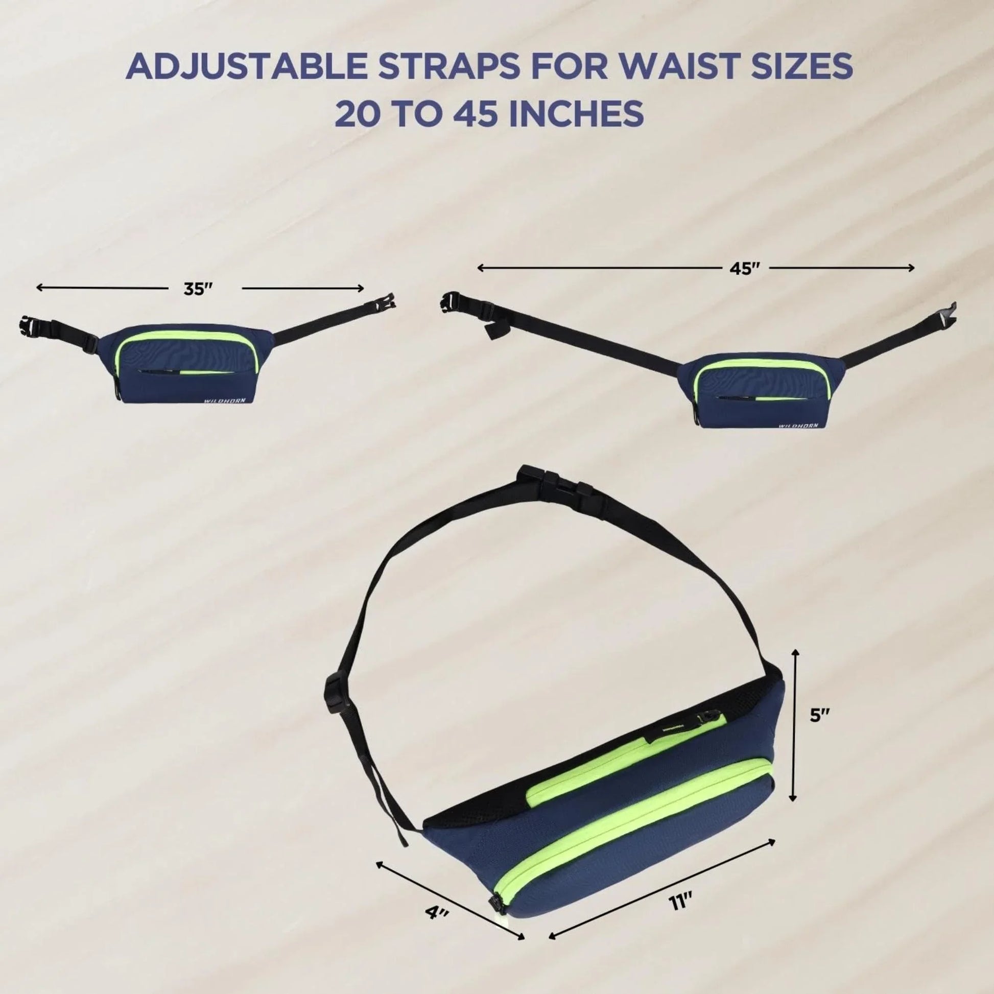 ARCADE Waist Bag for Men Women - WILDHORN
