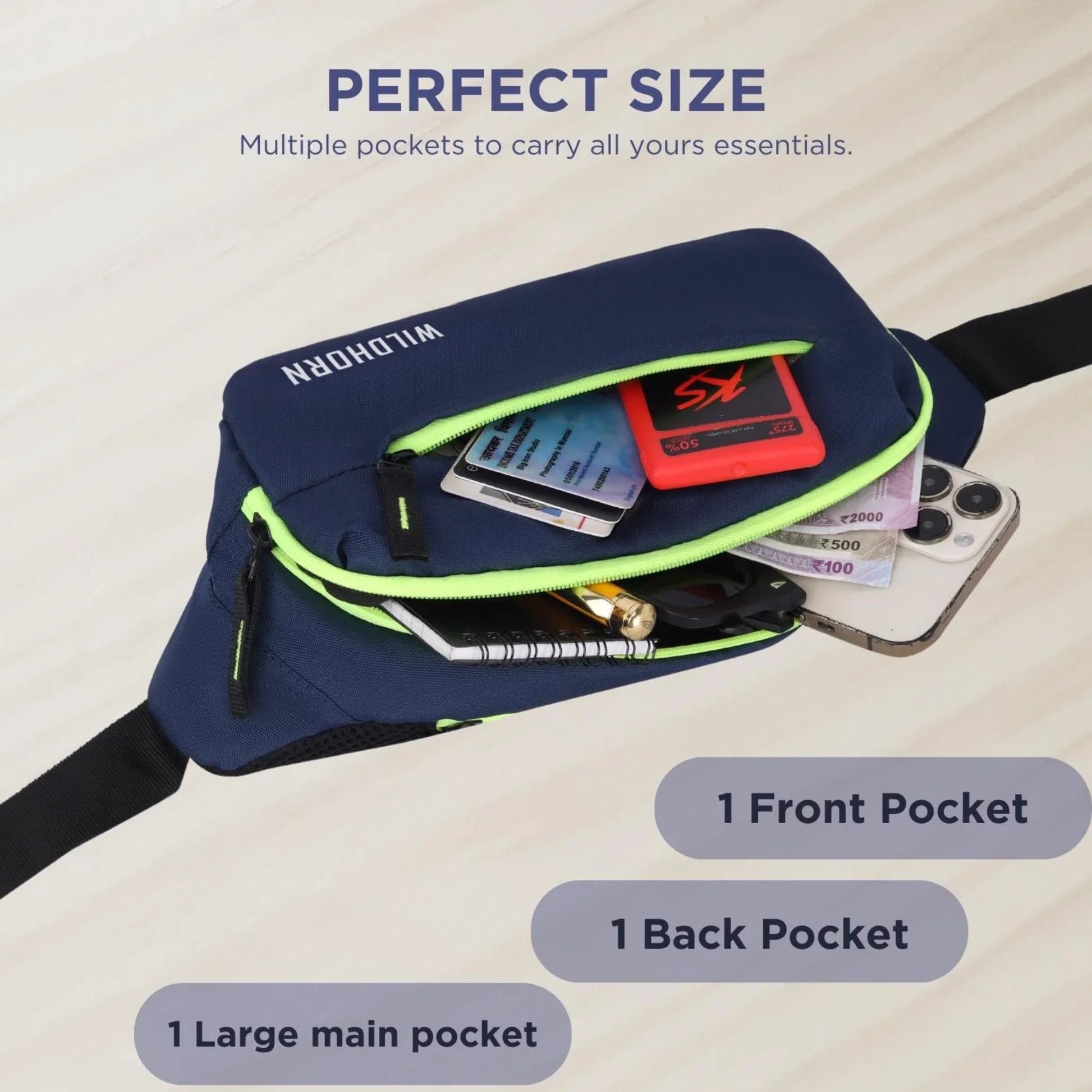 ARCADE Waist Bag for Men Women - WILDHORN