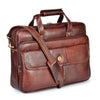 ARKANSAS Leather Laptop Messenger Bag for Men - WILDHORN
