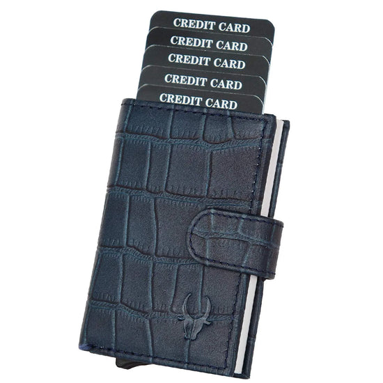 ARNOLD RFID Protected Leather Card Holder for Men - WILDHORN