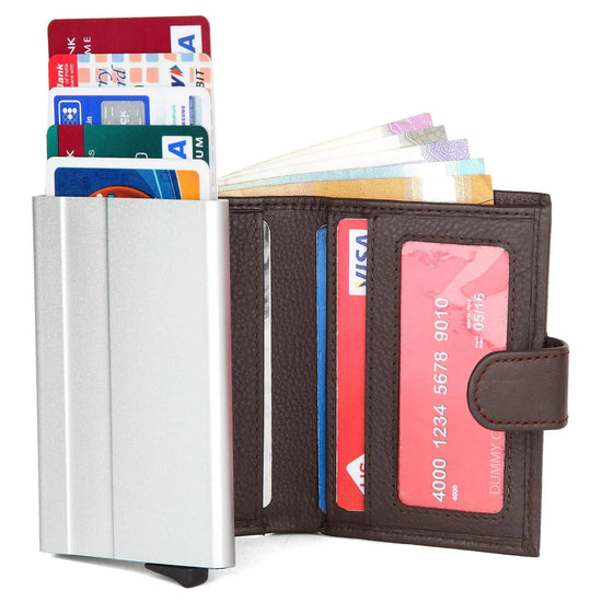 ARNOLD RFID Protected Leather Card Holder for Men - WILDHORN