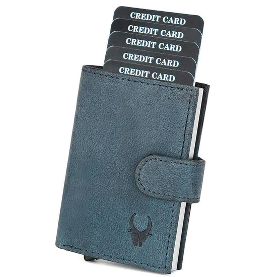 ARNOLD RFID Protected Leather Card Holder for Men - WILDHORN