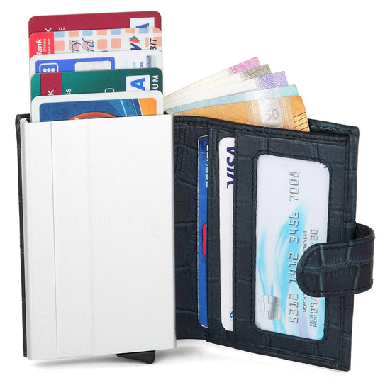 ARNOLD RFID Protected Leather Card Holder for Men - WILDHORN