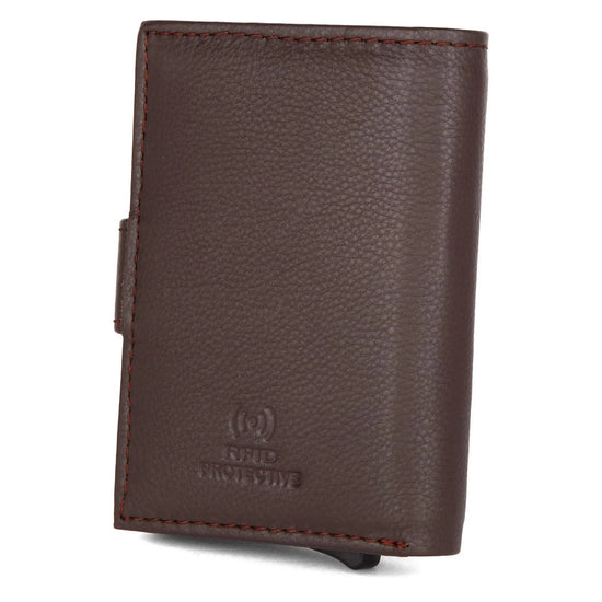 ARNOLD RFID Protected Leather Card Holder for Men - WILDHORN