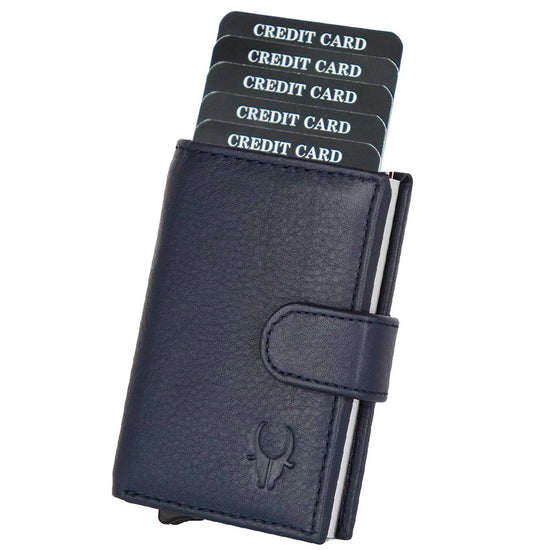 ARNOLD RFID Protected Leather Card Holder for Men - WILDHORN