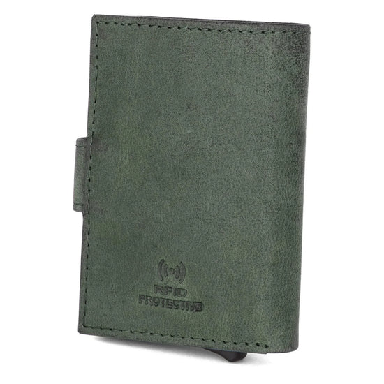 ARNOLD RFID Protected Leather Card Holder for Men - WILDHORN