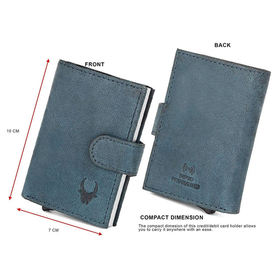 ARNOLD RFID Protected Leather Card Holder for Men - WILDHORN