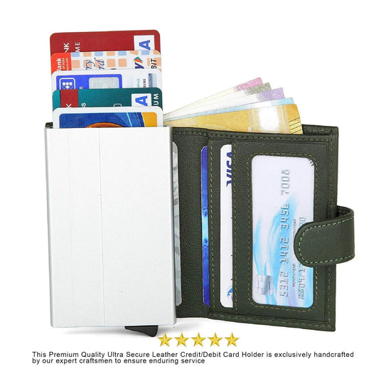 ARNOLD RFID Protected Leather Card Holder for Men - WILDHORN