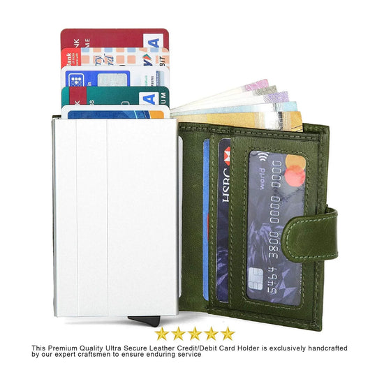 ARNOLD RFID Protected Leather Card Holder for Men - WILDHORN