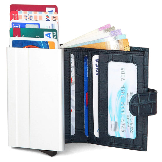 ARNOLD RFID Protected Leather Card Holder for Men - WILDHORN