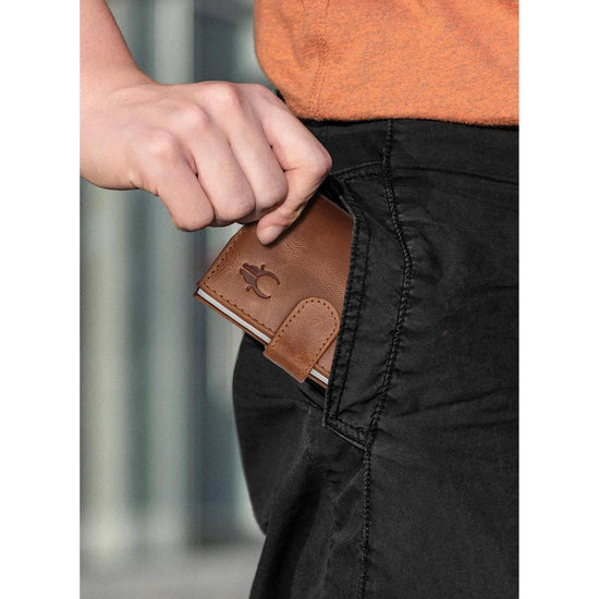 ARNOLD RFID Protected Leather Card Holder for Men - WILDHORN