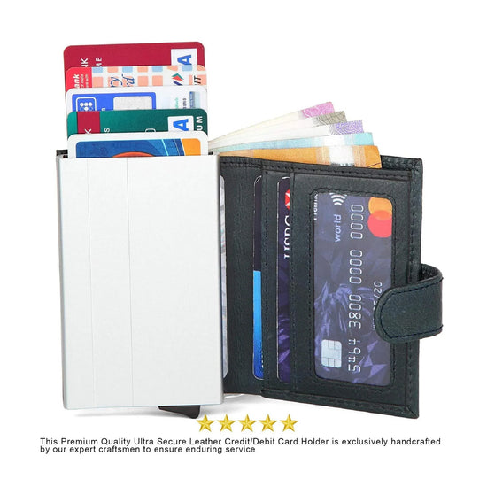 ARNOLD RFID Protected Leather Card Holder for Men - WILDHORN