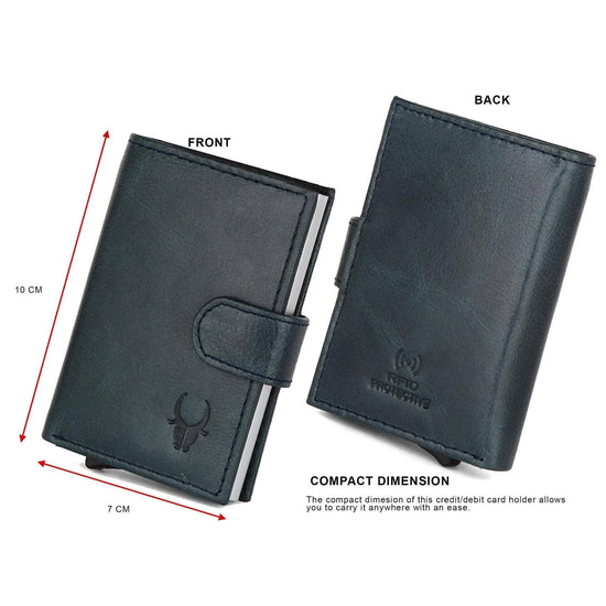 ARNOLD RFID Protected Leather Card Holder for Men - WILDHORN