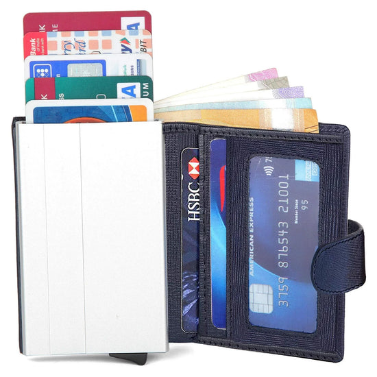 ARNOLD RFID Protected Leather Card Holder for Men - WILDHORN