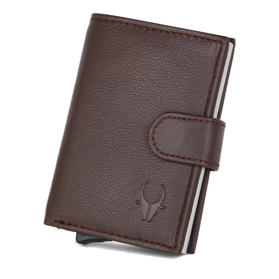 ARNOLD RFID Protected Leather Card Holder for Men - WILDHORN