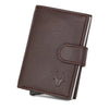 ARNOLD RFID Protected Leather Card Holder for Men - WILDHORN