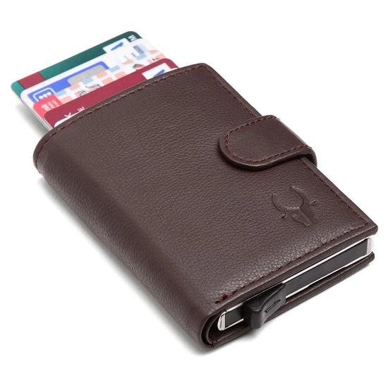 ARNOLD RFID Protected Leather Card Holder for Men - WILDHORN