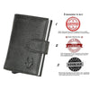 ARNOLD RFID Protected Leather Card Holder for Men - WILDHORN