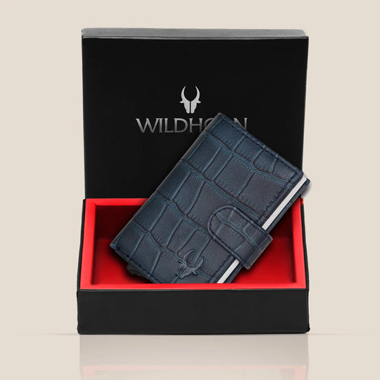 ARNOLD RFID Protected Leather Card Holder for Men - WILDHORN