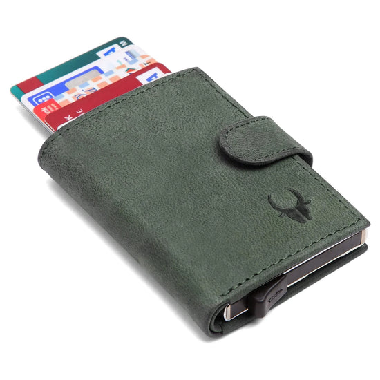 ARNOLD RFID Protected Leather Card Holder for Men - WILDHORN