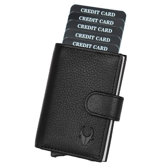 ARNOLD RFID Protected Leather Card Holder for Men - WILDHORN