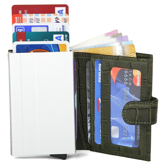 ARNOLD RFID Protected Leather Card Holder for Men - WILDHORN