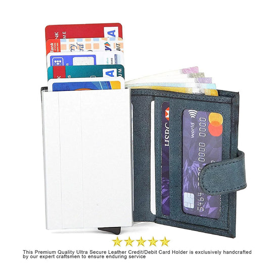 ARNOLD RFID Protected Leather Card Holder for Men - WILDHORN