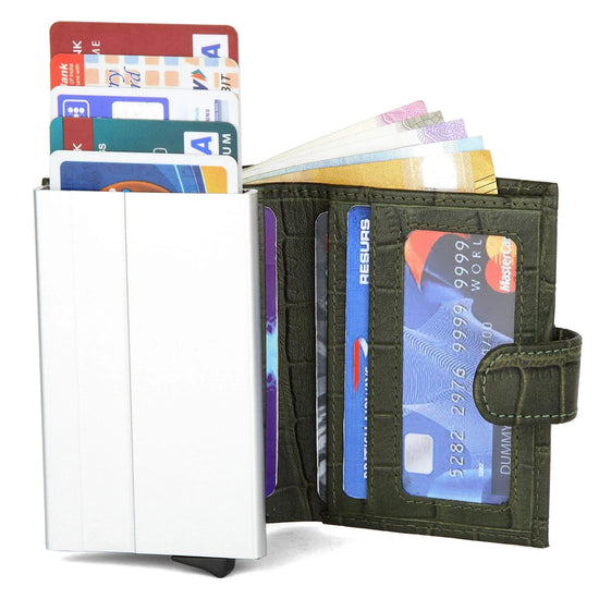 ARNOLD RFID Protected Leather Card Holder for Men - WILDHORN