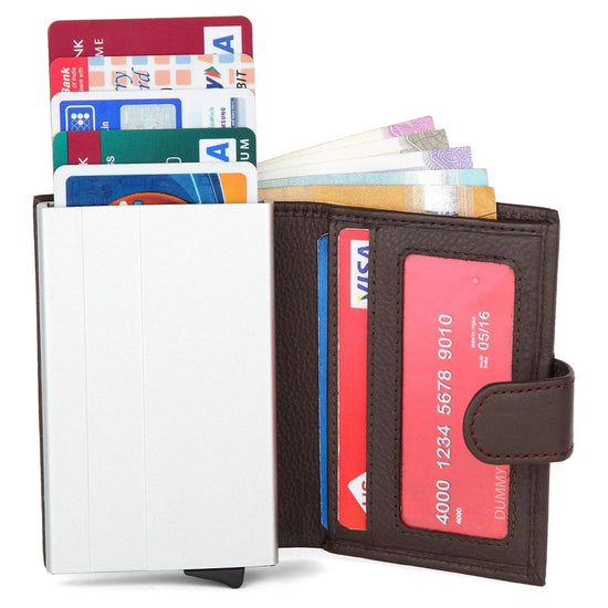 ARNOLD RFID Protected Leather Card Holder for Men - WILDHORN