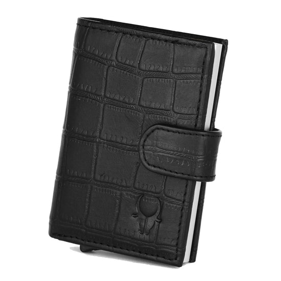 ARNOLD RFID Protected Leather Card Holder for Men - WILDHORN