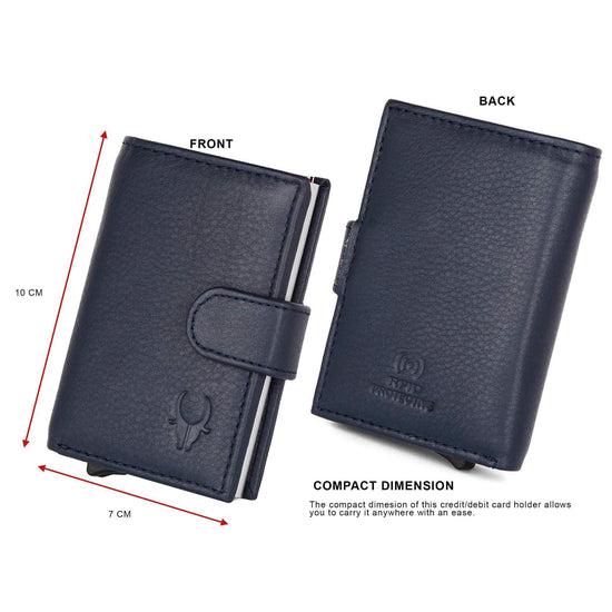 ARNOLD RFID Protected Leather Card Holder for Men - WILDHORN