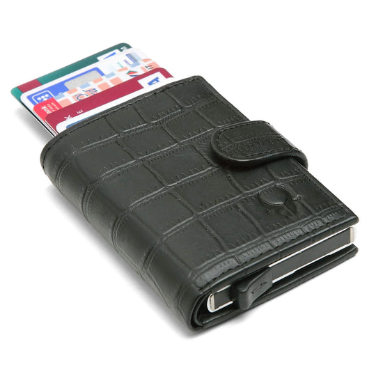 ARNOLD RFID Protected Leather Card Holder for Men - WILDHORN