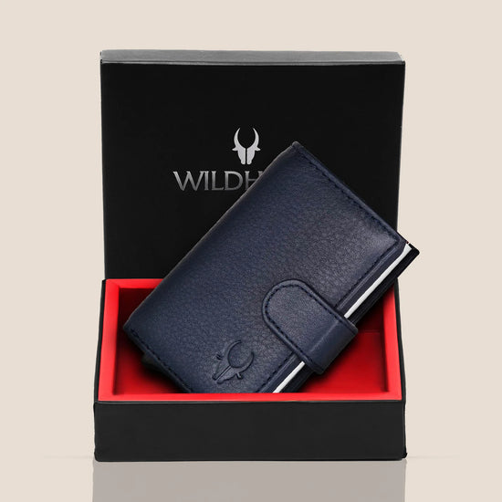 ARNOLD RFID Protected Leather Card Holder for Men - WILDHORN