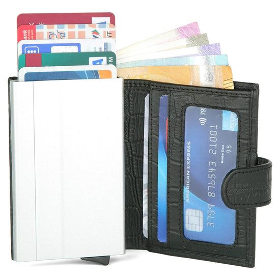 ARNOLD RFID Protected Leather Card Holder for Men - WILDHORN
