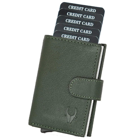 ARNOLD RFID Protected Leather Card Holder for Men - WILDHORN