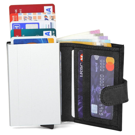 ARNOLD RFID Protected Leather Card Holder for Men - WILDHORN