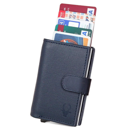 ARNOLD RFID Protected Leather Card Holder for Men - WILDHORN