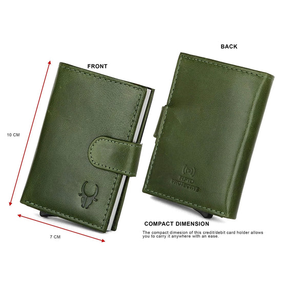 ARNOLD RFID Protected Leather Card Holder for Men - WILDHORN