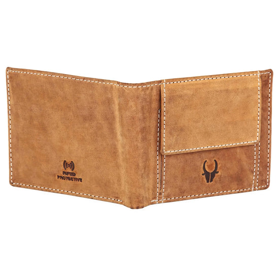 ATLAS RFID Protected Leather Wallet for Men - WILDHORN